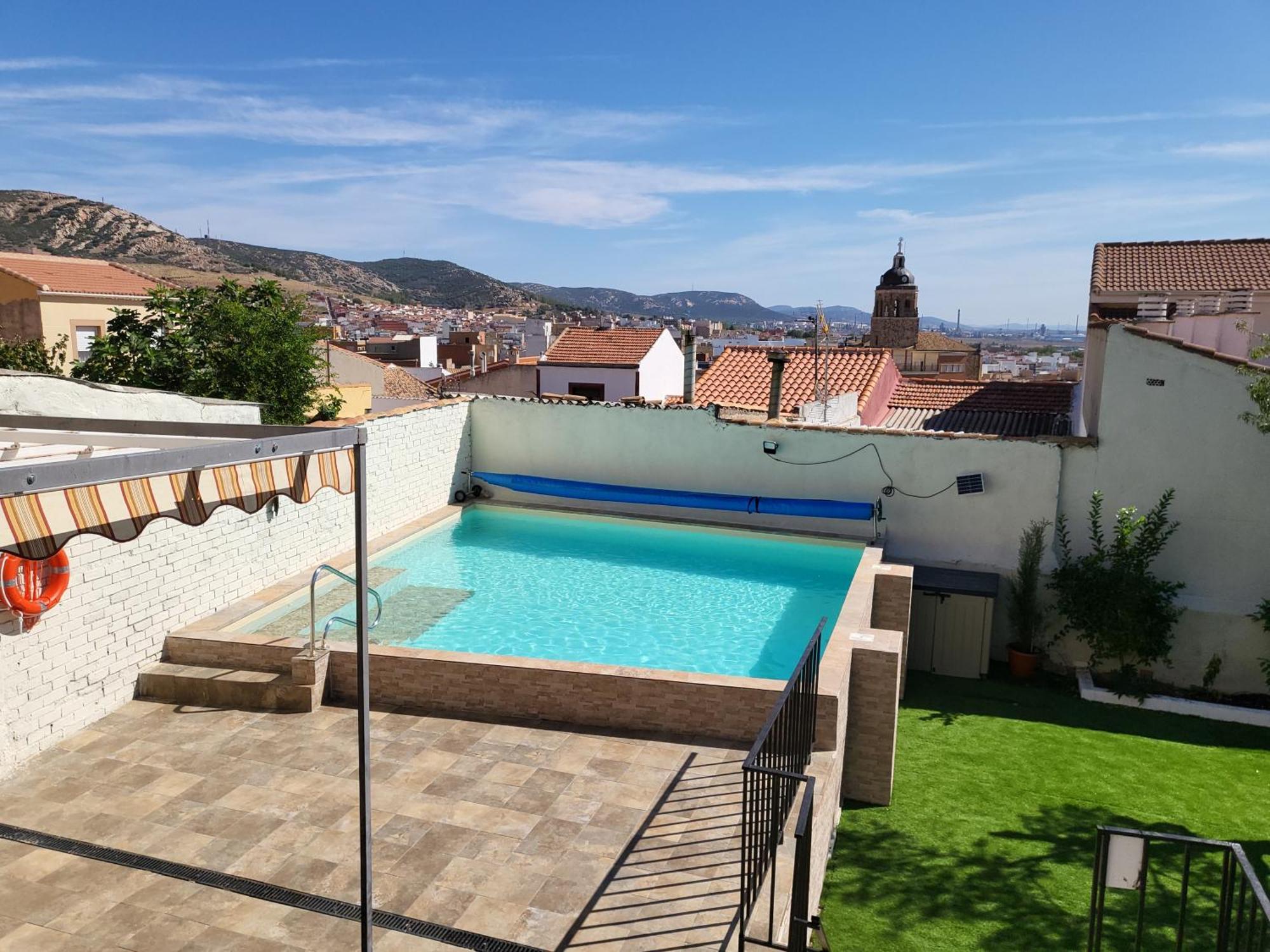 Casa Oasis Puertollano, Una Casa Rural En Puertollano, Agradable, Con Piscina En Zona Tranquila Ngoại thất bức ảnh
